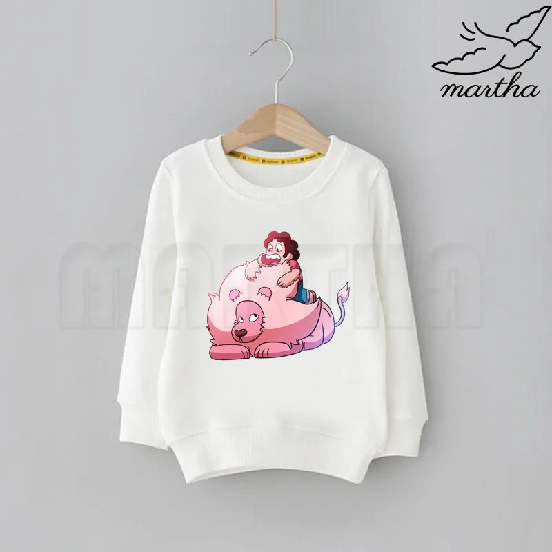 Steven Universe/Детская толстовка с героями мультфильмов; Милые свитшоты с принтом; детская одежда; детская толстовка с героями мультфильмов