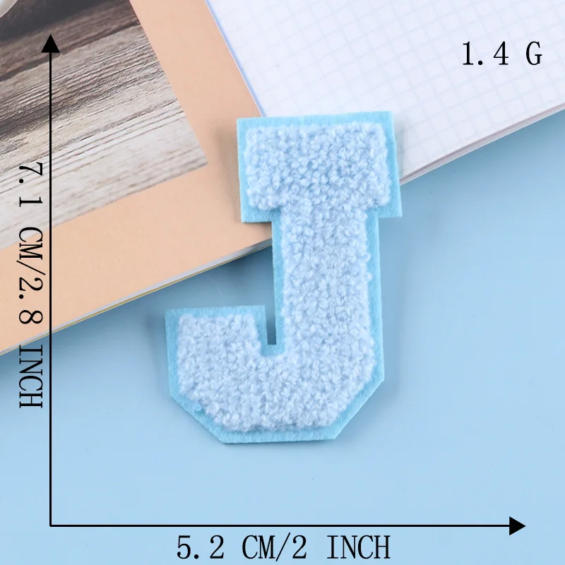 A-Z 26pc/set 5.5cm Stick-on Patches Chenille Letter for Personalized  Monogram or Name Bag Pouch Letter Patch