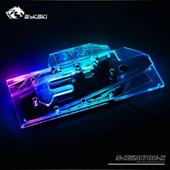 

Bykski Full Coverage RGB/A-RGB GPU Water Block For Colorful iGame RTX 2070 Ultra OC Graphics Card N-IG2070U-X
