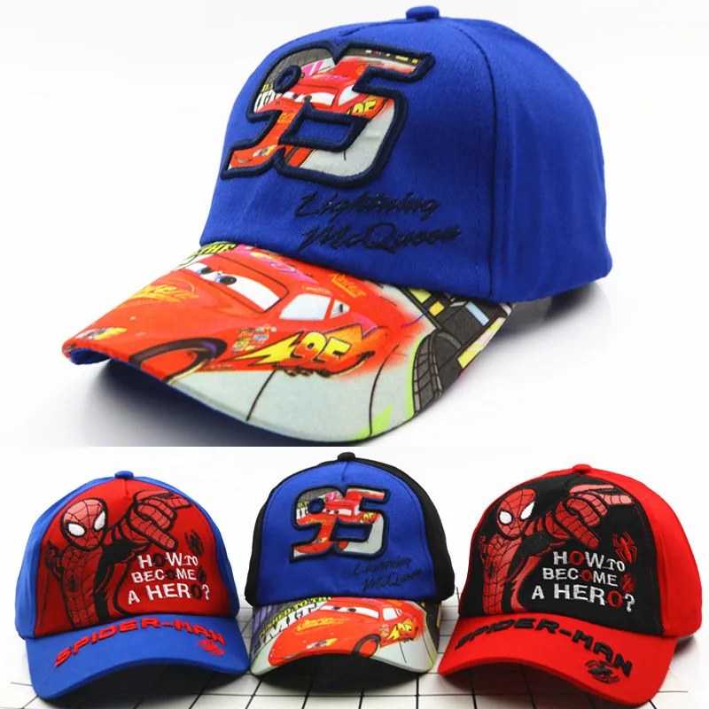 Детская кепка с рисунком из мультфильма Человек паук детская хлопковая