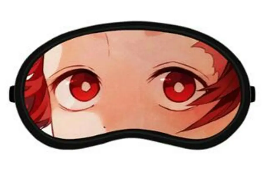 N Аниме Demon Slayer Kamado Nezuko Kamado Tanjirou Sleeping Eyeshade подарок горячий ограниченный милый Креативный Косплей Мода - Цвет: N