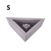 Цементный цветочный горшок силиконовая форма для цемента ваза MoldsRhombus в форме Шестиугольника геометрические домашние рукодельные украшения Горшки суккулентные растения - Цвет: C