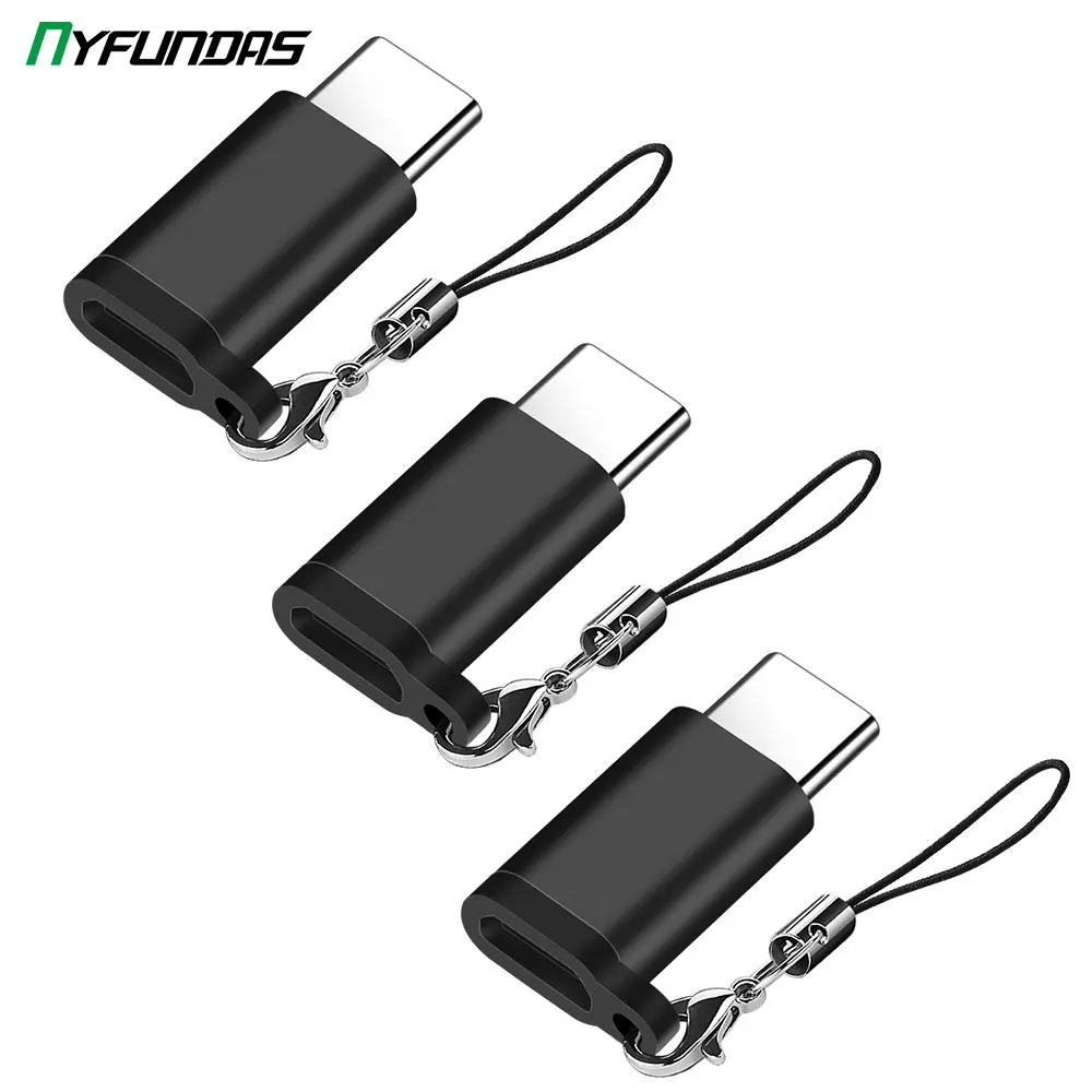Micro USB to Type C Adapter Converter for Xiaomi Huawei Mate 30 Pro P30 Samsung S9 S10 Plus Note 10 Oneplus 7T One plus 7 Type-C | Мобильные