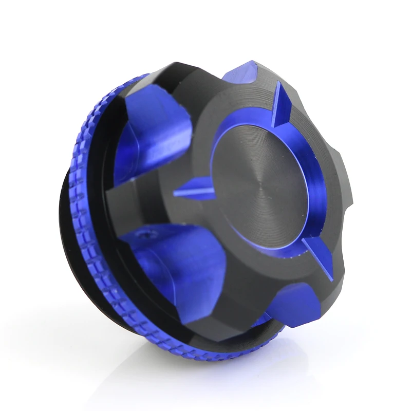 Blue Крышка маслоналивной крышки для Yamaha YZF R6 R1 YZF-R3 YZF-R25 R125 YZF600R MT-01 FZ1 FZ6 FZ8 Fazer FZR400 FJR1300 V-Max - Цвет: Blue