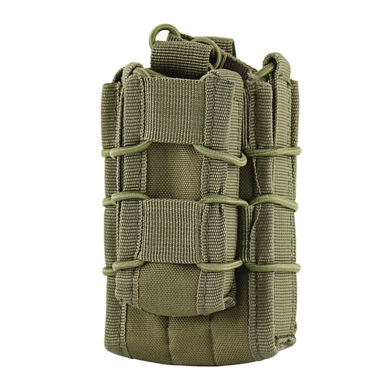 Army green Тактическая двойная пулевидная Сумка военный Molle аксессуар сумка для тренировок на открытом воздухе Приключения охотничья Экипировка Военные Аксессуары - Цвет: Army green
