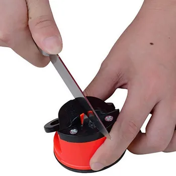 

Portable knife sharpener with Scissors Grinder Secure Suction Chef Pad kitchen supplies for Home
