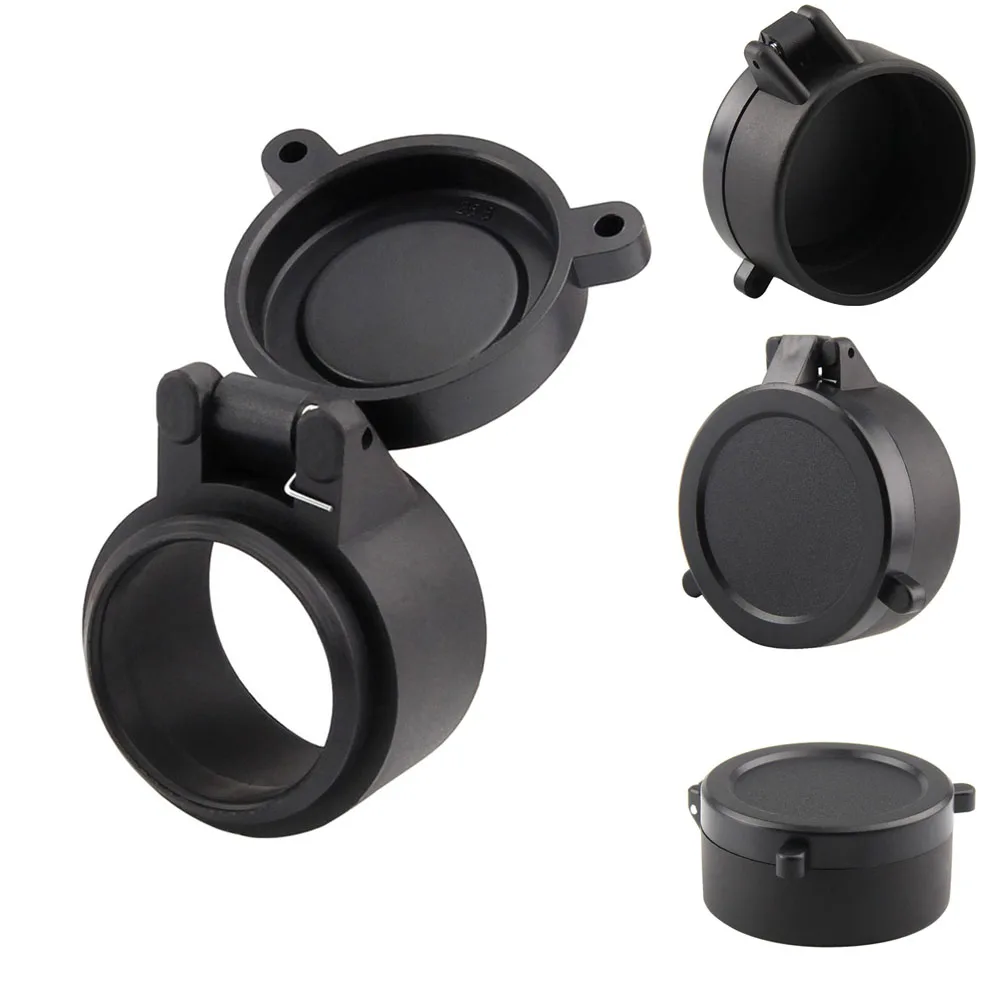 

RifleScope Sight Cover Hunting Aiming Sight Cap Dust Proof Case Flip Optic Lens Covers Flip Up Quick Spring Protection 38mm-69mm