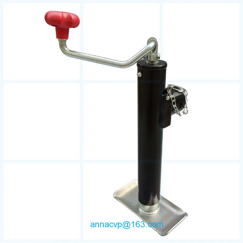 2000Lbs Trailer tongue Swivel Jack Top Wind Pipe Mount 10 Lift  camper caravana jockey wheel (3)