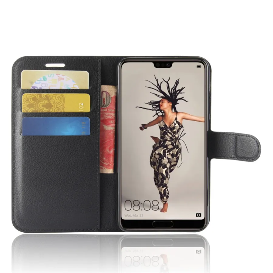 Кожаный чехол-книжка в ретро-стиле с магнитным кошельком для huawei P20 P20 Pro, чехол для телефона