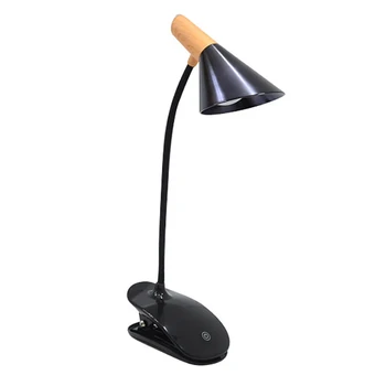 

Usb Rechargeable Led Desks Table Lamp Adjustable Intensity Reading Light Press Switch Wood Grain Desk Lamps Table Lamps