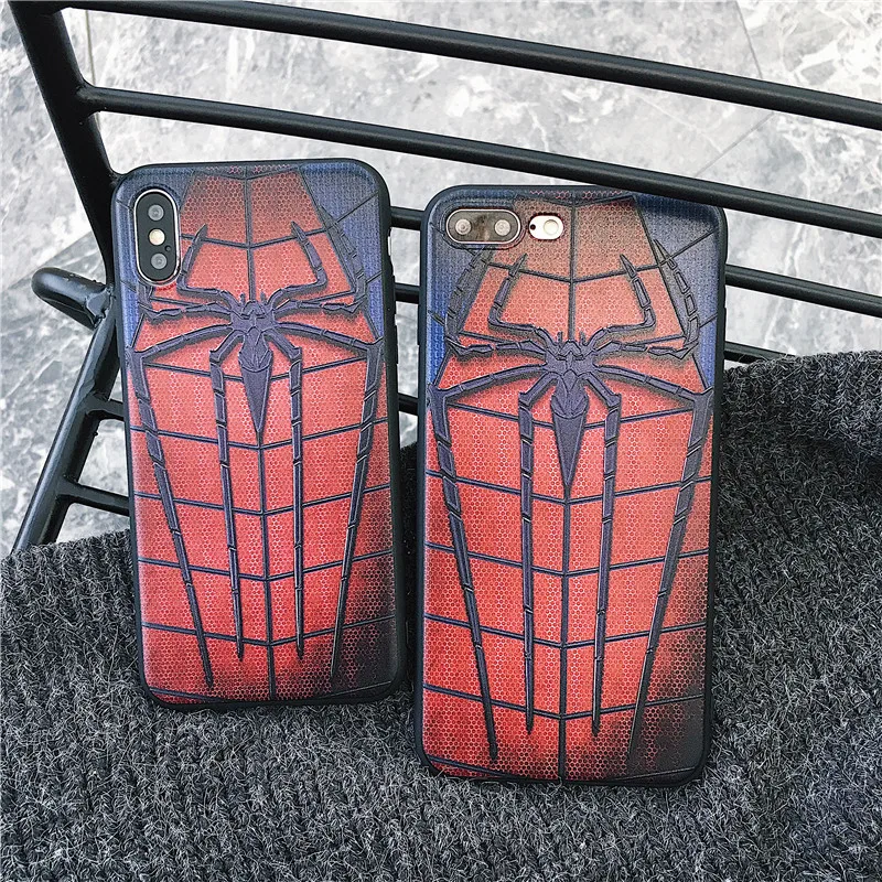 Мягкий ТПУ чехол для iPhone11 pro max XS MAX 7 8 6 6s Plus XR 10X Супермен Бэтмен Marvel чехол для телефона samsung S8 S9 Plus Note8 9