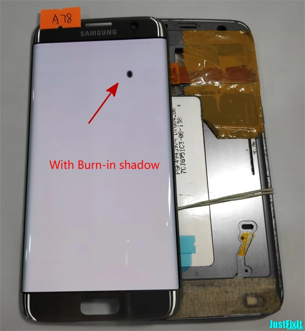 Для samsung Galaxy S7 edge G935F G935A G935FD сжигание тени и дефект ЖК-дисплей с сенсорным экраном дигитайзер
