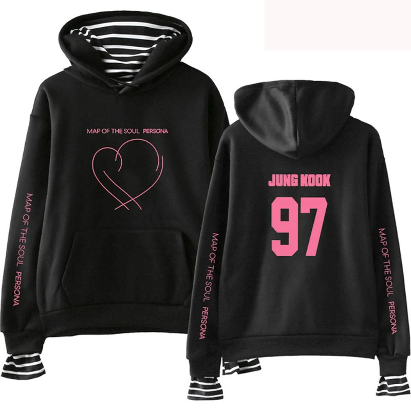 JIMIN J-HOPE Jun KOOK SUGA поддельные две части негабаритных толстовки для женщин/мужчин kpop альбом Soul карта человек уличная одежда