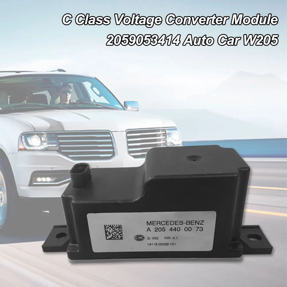 

C Class Voltage Converter Module Car Practical 2059053414 W205 Replacement Easy Install Black Auto Plastic Durable For Mercedes