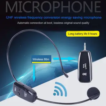 

2.4G Wireless Microphone Headset Megaphone Radio Mic for Loudspeaker Teacher Wireless Microphone