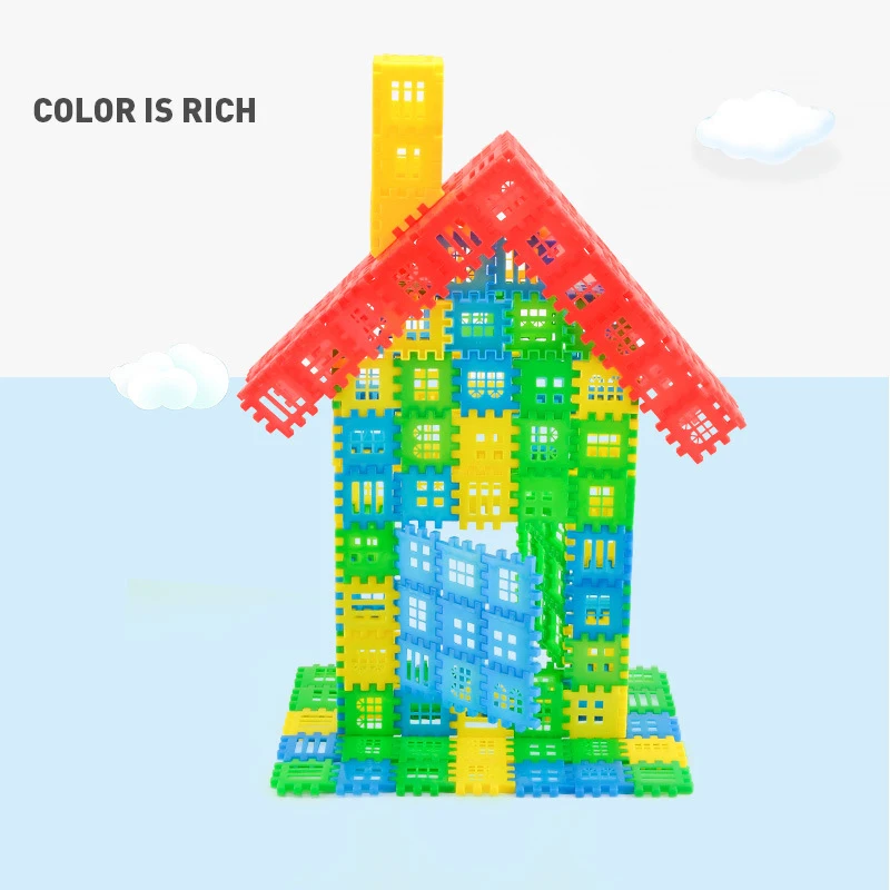 

Building blocks to assemble toy 3-6 years old children early education plastic toys