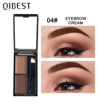 

QIBEST Eyebrow Makeup Eyebrow Powder Palette 5Colors Eyebrows Enhancer With Brush Professional Makeup Cosmetics Eyebrow Shadows