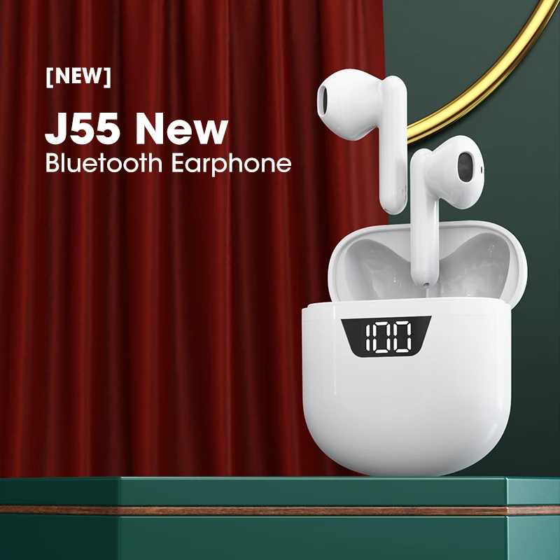 New TWS Headphones Bluetooth 5.0 Earphone Wireless Handsfree Earbuds Headphone With Mic Charging Box Stereo Sound Headset Gamer