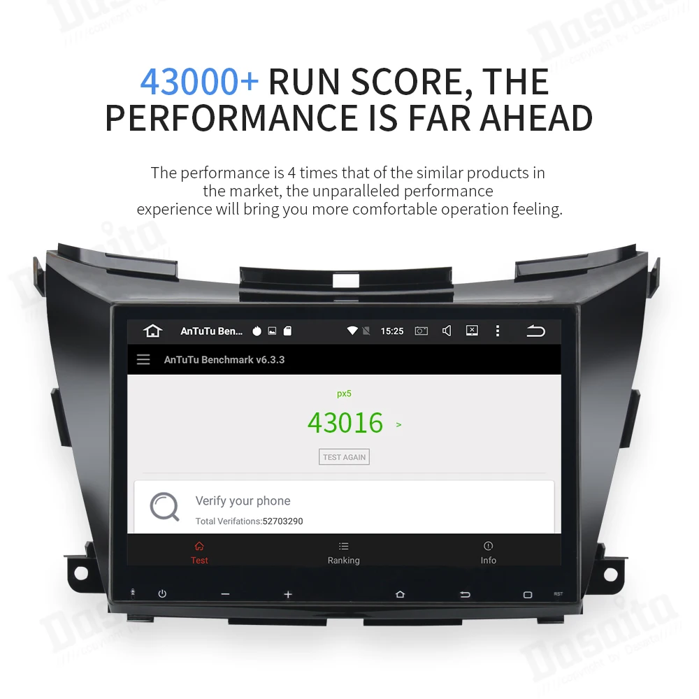 Sale 10.2" HD Digital Octa Core 64 bit Android 9.0 car multimedia Player for Nissan Murano Z52 2015 2016 2017 with 4G RAM 32G ROM 5
