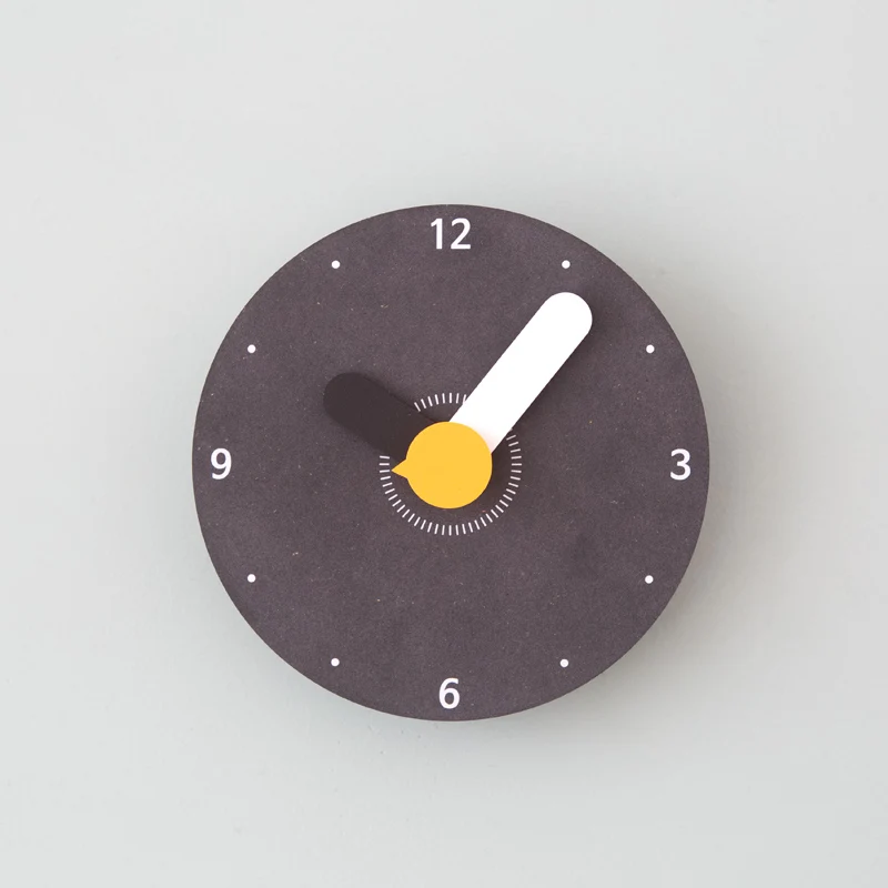 Black 14cm Современный дизайн, не тикающие украшения для дома, Цифровые кварцевые маленькие подарочные часы, настенные, акция в марте - Цвет: Black 14cm