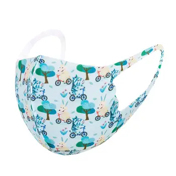 

Children Kid Cute Cartoon Printing Cloth Mask Washable Anti-pollution Respirator