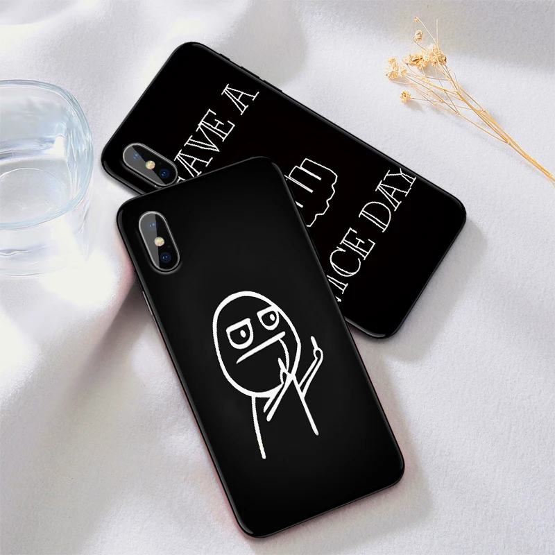 Mobile Phone Cases FOR Xiaomi mi 8 9 SE MI middle finger 6X MIX 2S 3 F1 CC9E CC9 A2 LITE 9T A3 PRO | Мобильные телефоны и