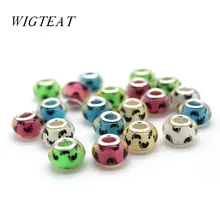 10 шт цветные вязанные крючком косы волосы dread дредлок бусины трубчатые кольца для волос аксессуары около 5 мм отверстие