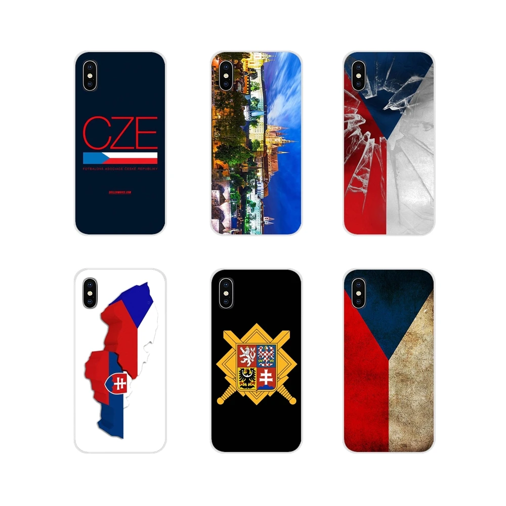 Прозрачные мягкие чехлы с чешским флагом культуры для Huawei G7 G8 P8 P9 P10 P20 P30 Lite Mini Pro P