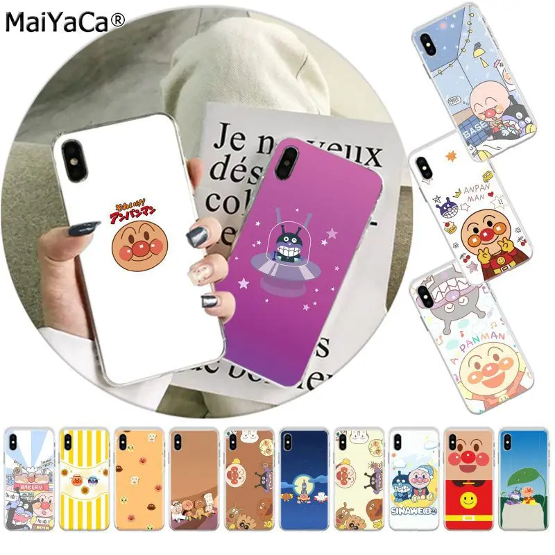 MaiYaCa милый мультяшный защитный чехол anpanman для iphone SE 2020 11 pro 8 7 66S Plus X XS MAX 5S XR|Бамперы|