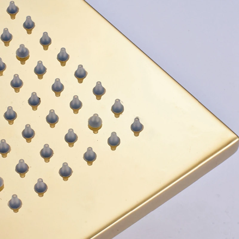 Насадка для душа с золотым покрытием 8/10/12/16 дюймов|shower head square|gold plated shower headsshower |