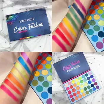

Beauty Glazed Rainbow Eye Shadow Makeup Palette 39 Colors Professional Eye Brown Makeup Palette Sexy Women Eyeshadow Cosmetics