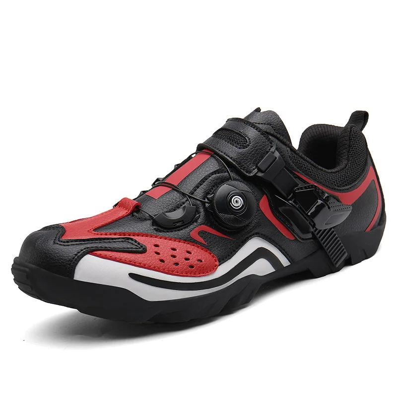Обувь для велоспорта; Мужская обувь для горного велосипеда; Sapatilha Ciclismo; MTB; кроссовки для горного цикла; обувь для триатлона; гоночная обувь - Цвет: x9988-red