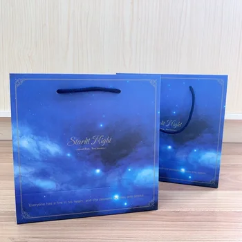 

Romantic nebula gift bag упаковка для подарков New Year 2020 paper bags for gifts box packaging bolsas de papel пакет подарочный