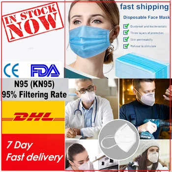 

Ship To USA DHL 20Pcs FP2 Reusable n95masks n95mask kn95mask facemask