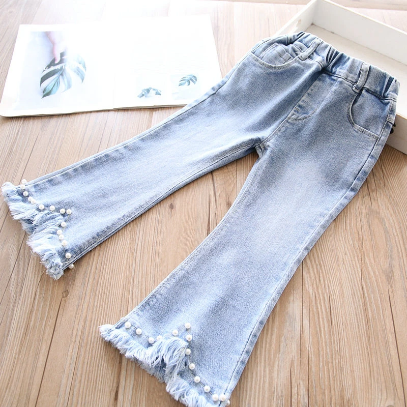 Pantalones vaqueros para niñas, venta mayor, primavera 2022|Pantalones vaqueros| - AliExpress
