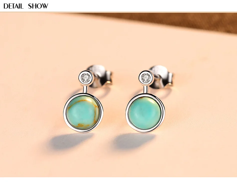 

S925 Sterling Silver Earrings with Cubic Earrings LBM73