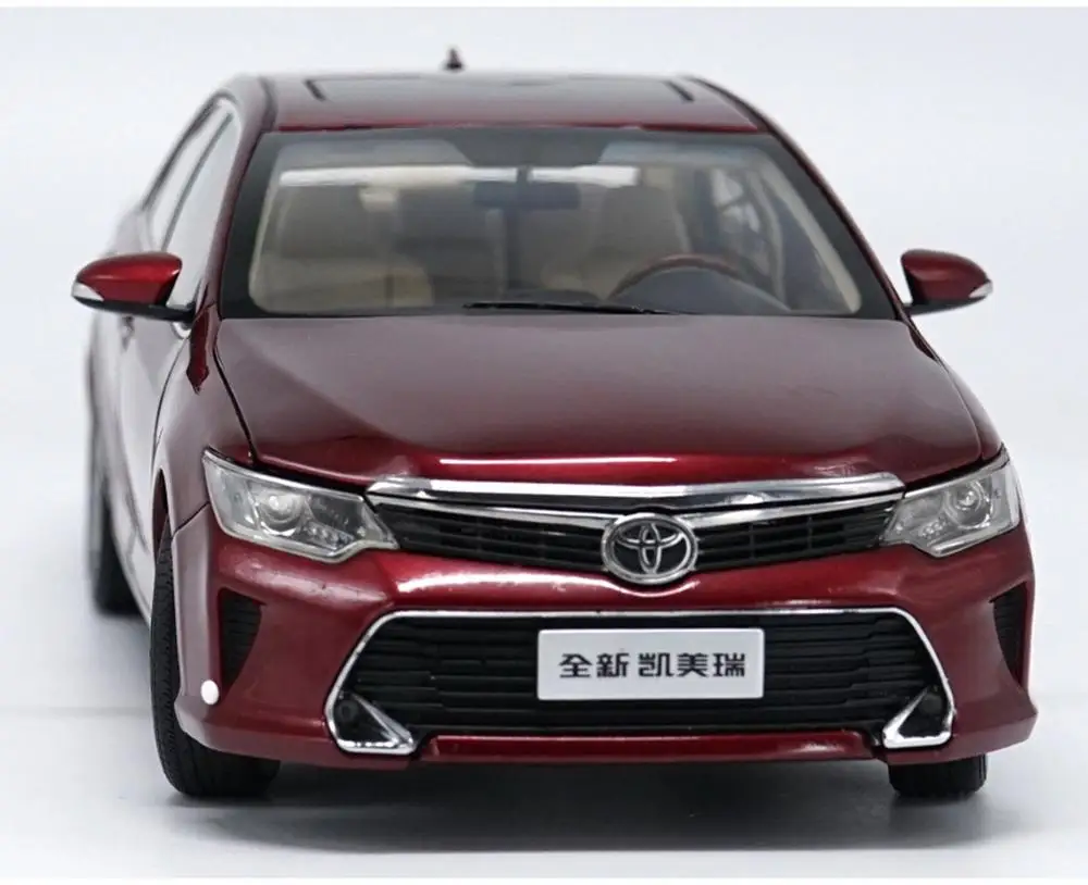 1/18 весы Toyota Camry 7-го поколения красный литье под давлением модель автомобиля игрушка
