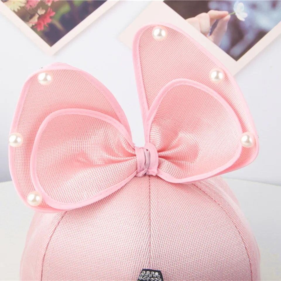 baby bling baseball bow