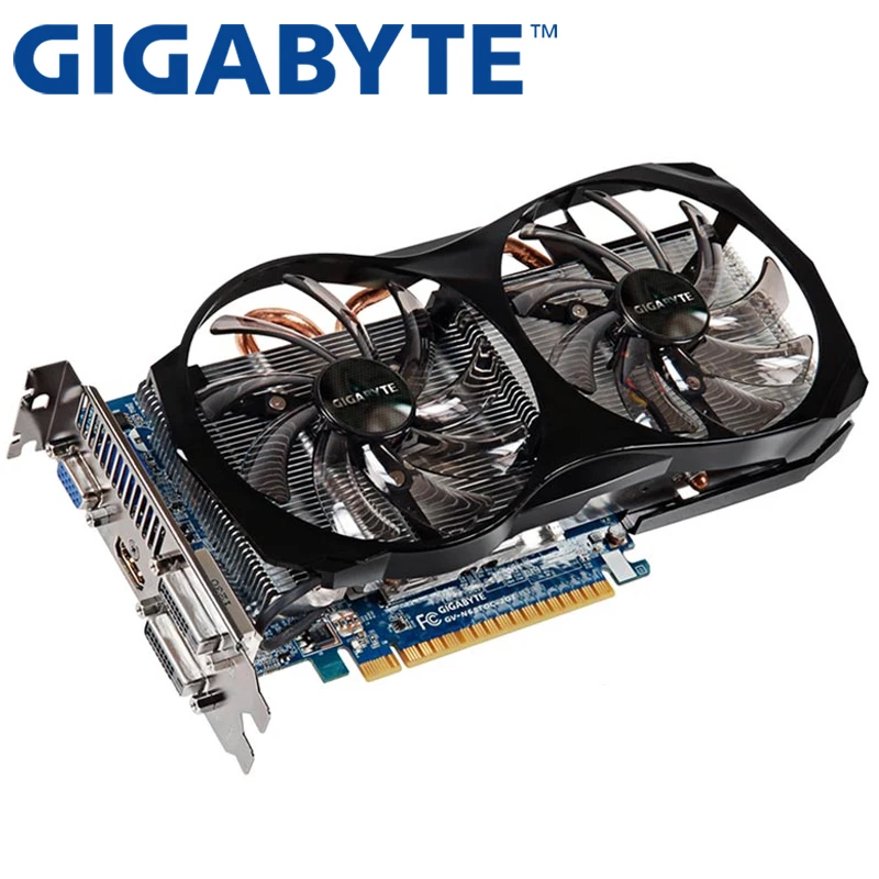 best graphics card for gaming pc GIGABYTE Video Cards GTX 650 Ti 2GB 128Bit GDDR5 for nVIDIA Geforce GTX650 Ti Graphics Card Used VGA Cards Stronger than GTX 750 graphics card for gaming pc