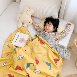 Детское Хлопковое одеяло; детское воздухопроницаемое одеяло; успокаивающий коврик для новорожденных; детское одеяло для коляски