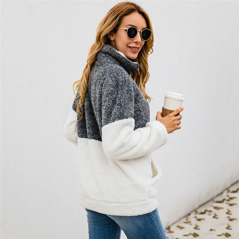 faux fur hoodies women52
