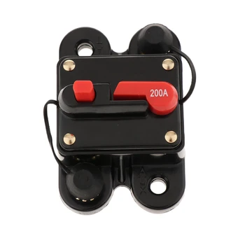 

Circuit Breaker Stereo Audio Inline Fuse Inverter 72V DC, 200A for Trolling Motor Auto Car Marine Boat Bike, Waterproof