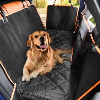 

Pet Dog Car Hammock Seat Mat Bed Waterproof Non-Slip with Mesh Window Side Flaps Durable Anti-Scratch Pet Seat Safety Cover Pad