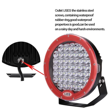 

Hot 9 Inch LED Work Light Flood Driving Lamp Car Truck Vehicle Offroad SUV Round