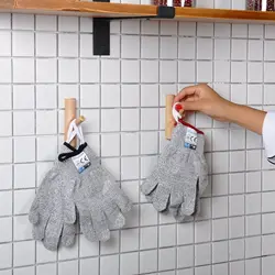 Gants Anti coupure résistants aux coupures, jardinage, cuisine, gris, noir, HPPE EN388, niveau 5, gants de travail de sécurité 