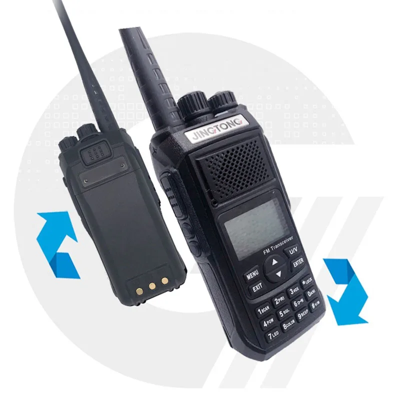 12 Вт портативная рация JINGTONG JT-5988 4800 мАч мощная радиосвязь многофункциональная cb радиостанция ham Радио telsiz