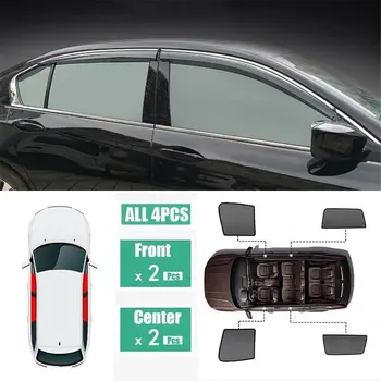 

For Honda Accord 4Pcs Windows Sunshade UV Ray Protector Mesh Block Privacy Visor