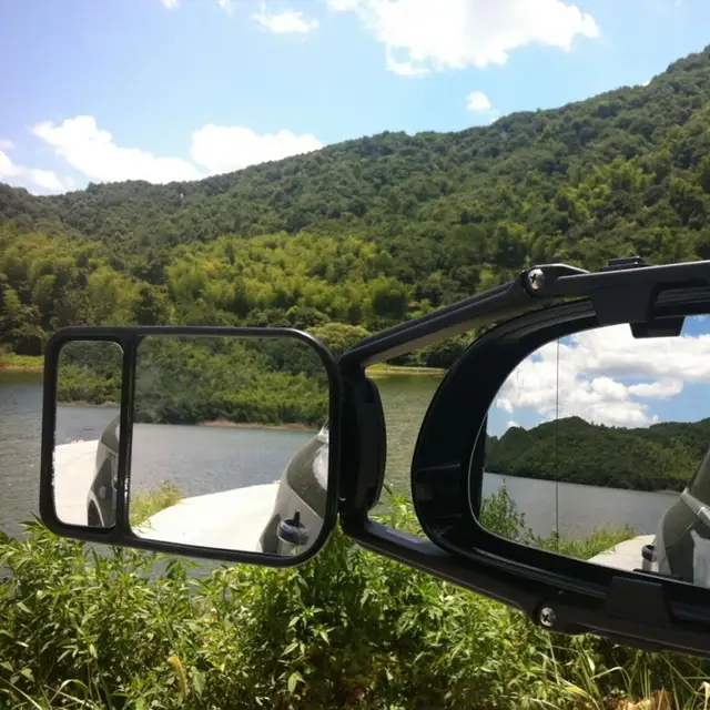 Rétroviseur Remorque Riloer - Double Miroir Pour Voiture, Caravane, 4x4