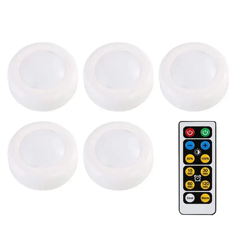 Sensor de Toque Energia da Bateria Adequado para Cozinha Luz do Armário sem Fio Pode Escurecido Dupla Led Noite Lâmpadas Controle Remoto Escada Ser Cor