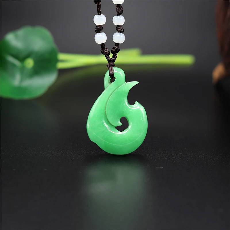 Green Emerald Jade Maori-Style 